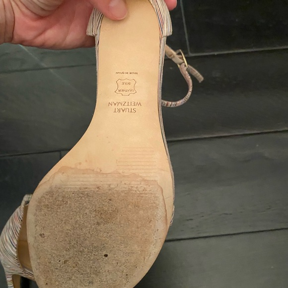 Stuart weitzman nudistsong size 6 multicolored - Picture 4 of 5